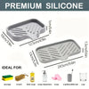 Silicone Drain Tray for Sink Organization