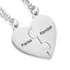 Personalized Stainless Steel Heart Name Necklace