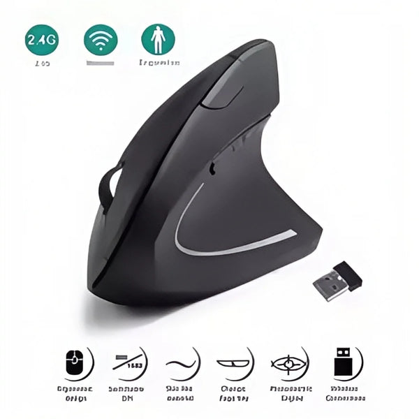 Vertical Ergonomic Wireless Mouse