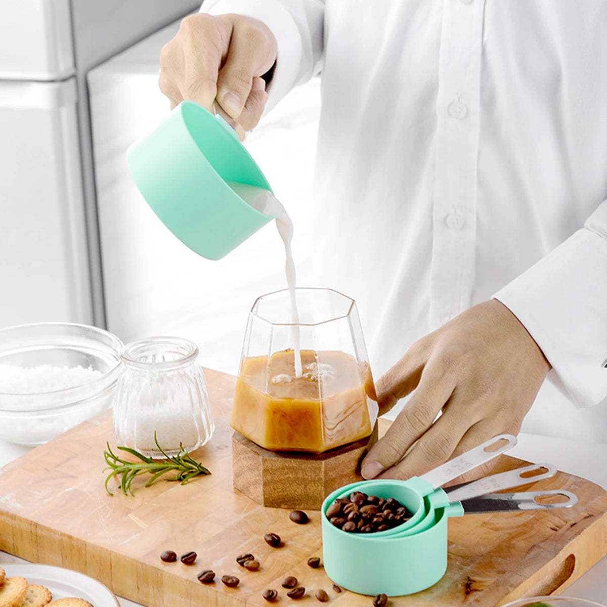 Stainless Steel Measuring Spoon and Cup Set