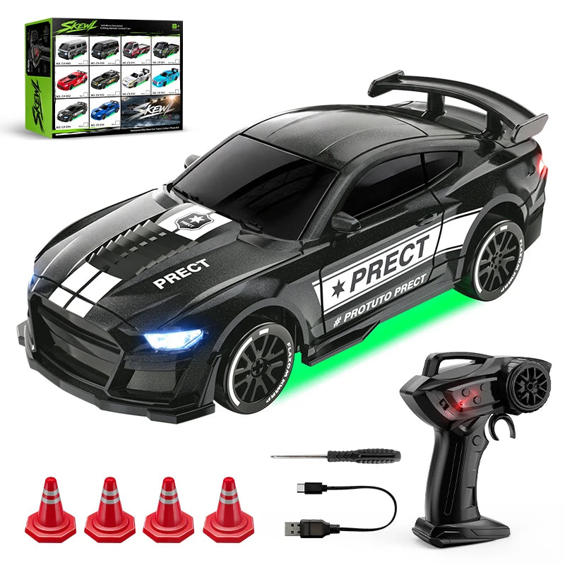 1:64 Scale 4WD Stunt RC Drift Car with Rechargeable Battery