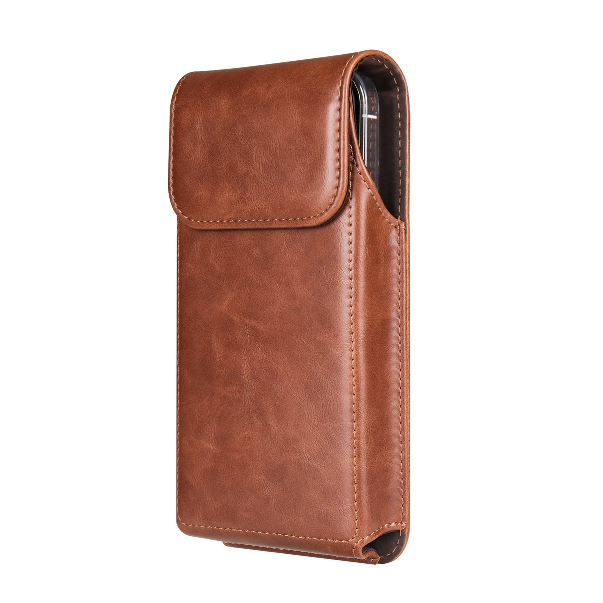 Genuine Leather Belt Clip Phone Holster for Men