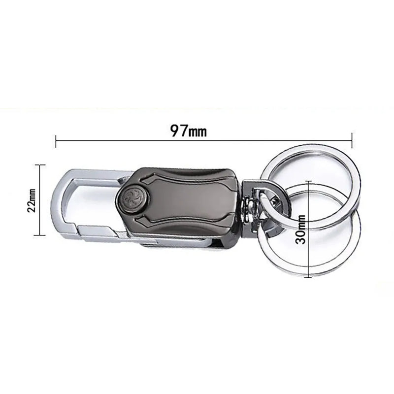 Multifunctional Zinc Alloy Keychain with Bottle Opener