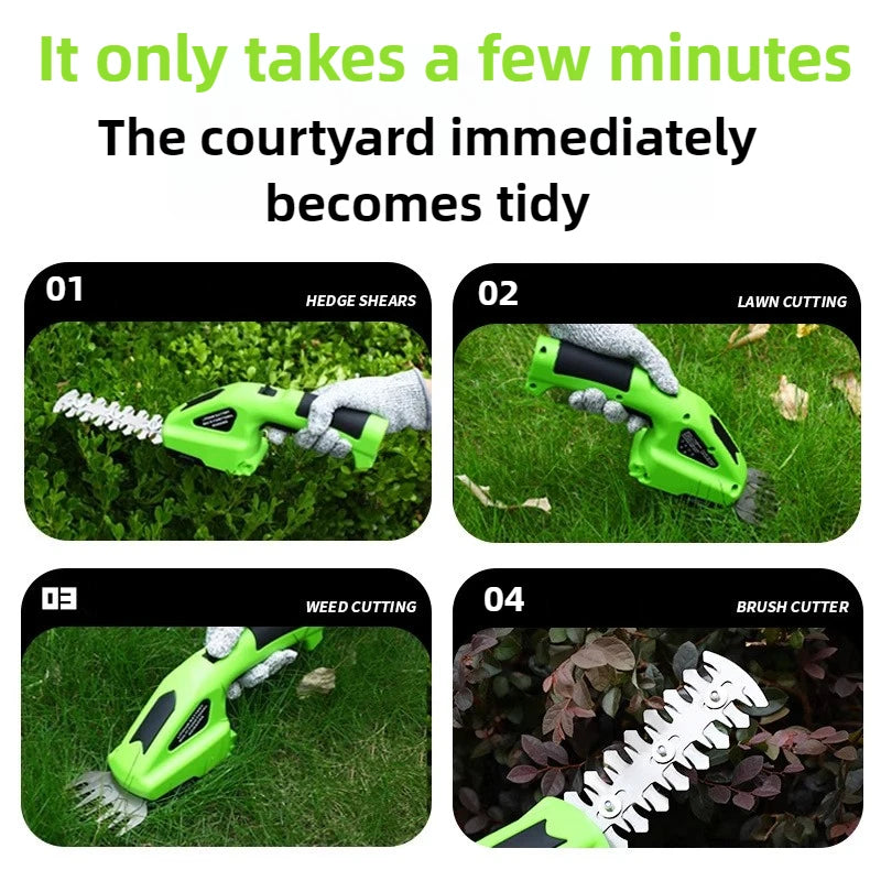 Cordless 2-in-1 Hedge & Grass Trimmer