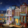 DIY Miniature Wooden Dollhouse Kit with Lighting