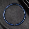 Carbon Fiber Style Microfiber Leather Steering Wheel Cover