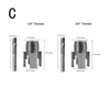Electric Drill Compatible PVC Pipe Threader Kit for Internal and External Threads
