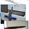 Cabinet Hardware Installation Jig with Adjustable Drill Guide