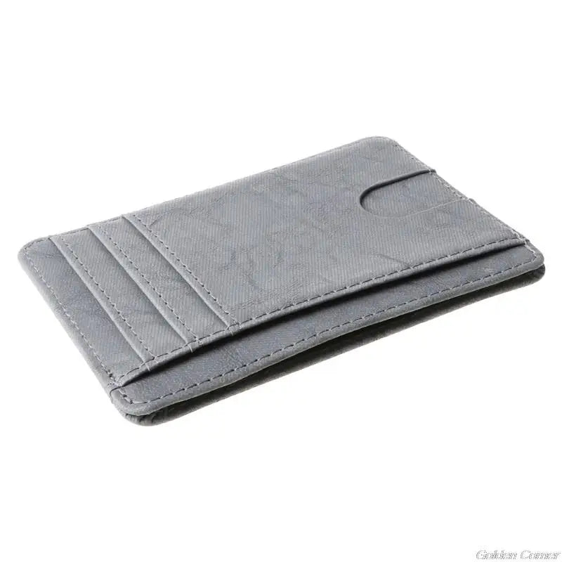 Slim RFID-Blocking Zipper Wallet