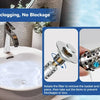 Universal Stainless Steel Sink Drain Filter with Spring-Loaded Stopper