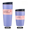 Double-Wall Insulated Coffee Tumbler with Leak-Resistant Lid