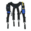 Heavy-Duty Padded Tool Belt Suspenders with Detachable Phone Holder