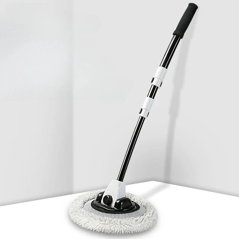 Telescopic Car Wash Brush with Rotating Chenille Head