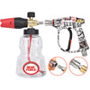 Pressure Washer Short Spray Gun with Snow Foam Lance Set