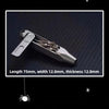 Titanium Alloy Mini Screwdriver with Magnetic Double-Ended Bits