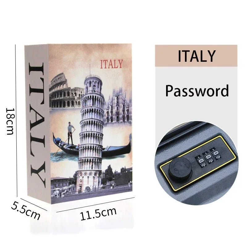 Book-Style Hidden Safe with Combination Lock