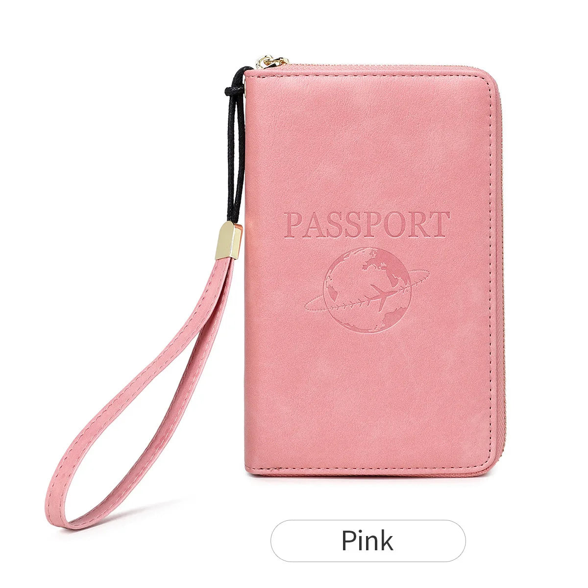 RFID-Blocking Travel Passport Holder with Card Slots