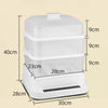 Multi-Layer Electric Food Steamer with Timer