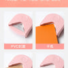 Pink plastic rounder cutter tool used to cut various materials like PVC sheet, card, leather, film, and paper.