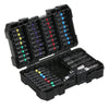 45-Piece Drill and Screwdriver Bit Set with Storage Case