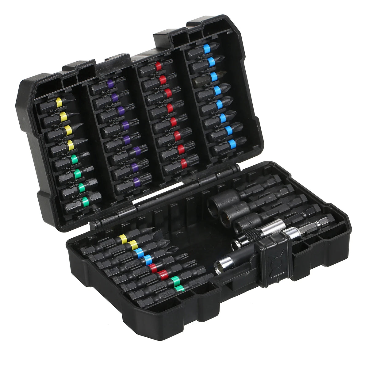 45-Piece Drill and Screwdriver Bit Set with Storage Case