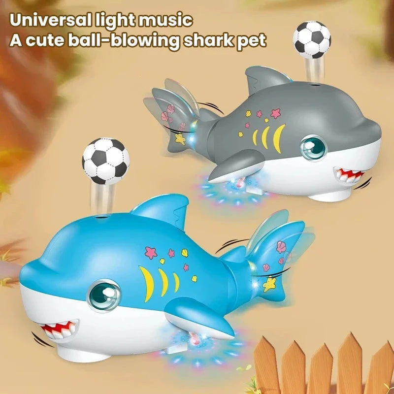 Electric Shark Toy with Music, Lights & Floating Ball