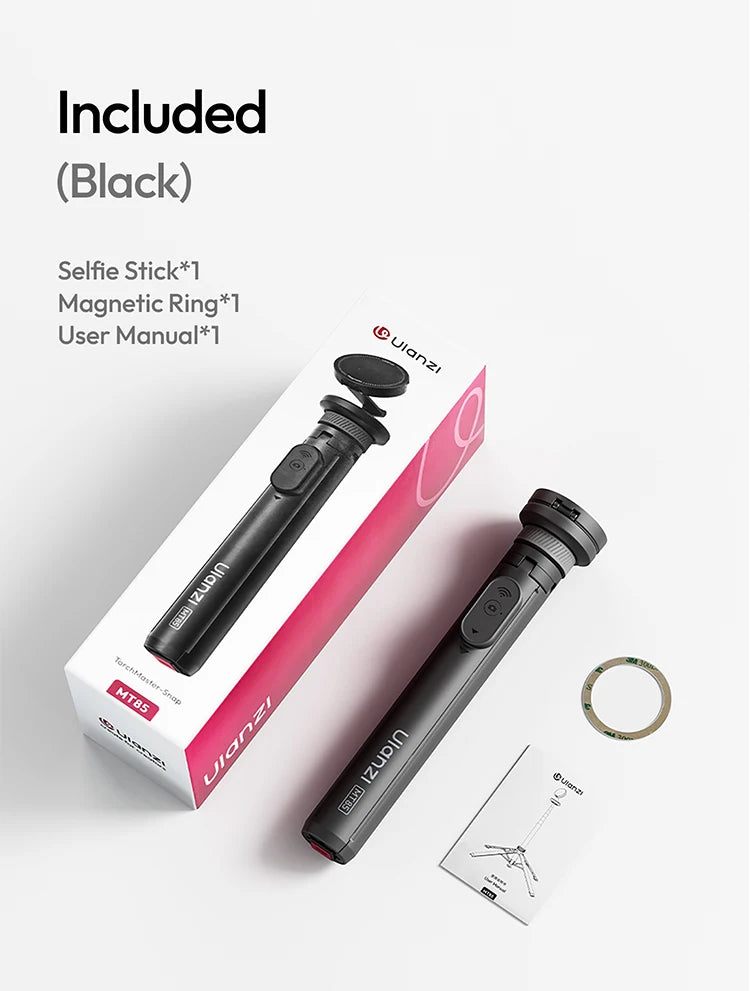 Portable Phone Tripod with Magnetic Mount and Wireless Remote