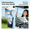 Mini Portable Clip-On Fan with 360° Rotation