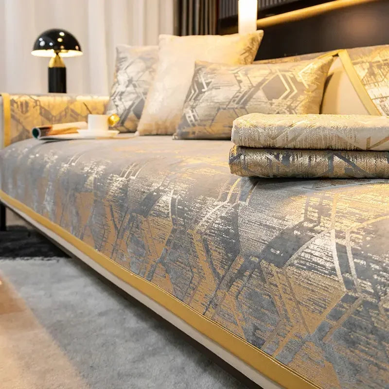 Luxury Anti-Slip Velvet Sofa Cover