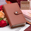 PU Leather Cash Envelope Budget Binder