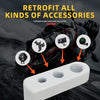 Motorcycle Handlebar Extension Clamp with Signal Light Mounts