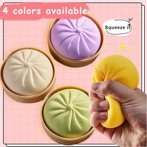 Jumbo Dumpling Squishy Toy with Steamer