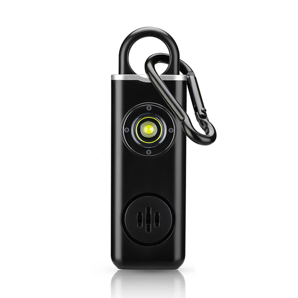 Personal Safety Alarm with LED Flashlight and USB-C Charging