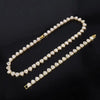 Sparkling Rhinestone Statement Necklace and Bracelet Set