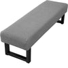 Stretch Jacquard Bench Cover – Modern, Washable Slipcover for Living Room Seating