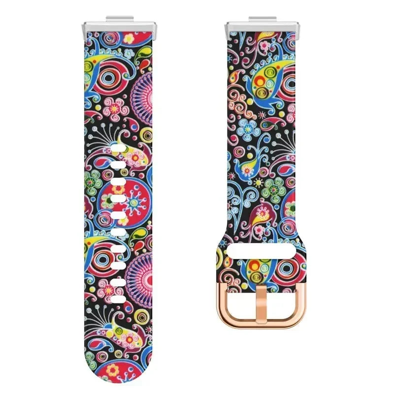 Silicone Printed Replacement Watch Band for Huawei Fit 3, 4 & 4 Pro