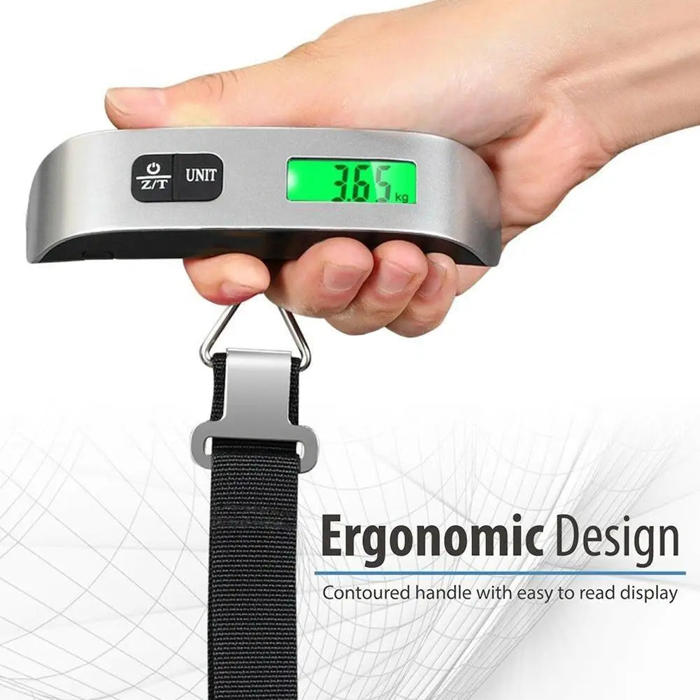 Portable Digital Luggage Scale - 110lb Capacity