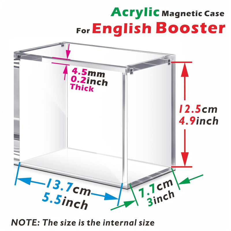 Clear Acrylic Display Case for Booster Boxes