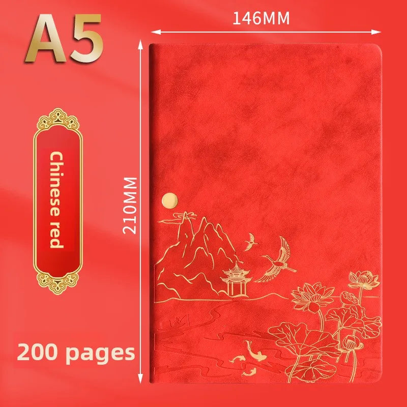 Premium A5 Notebook with Color-Changing PU Leather Cover