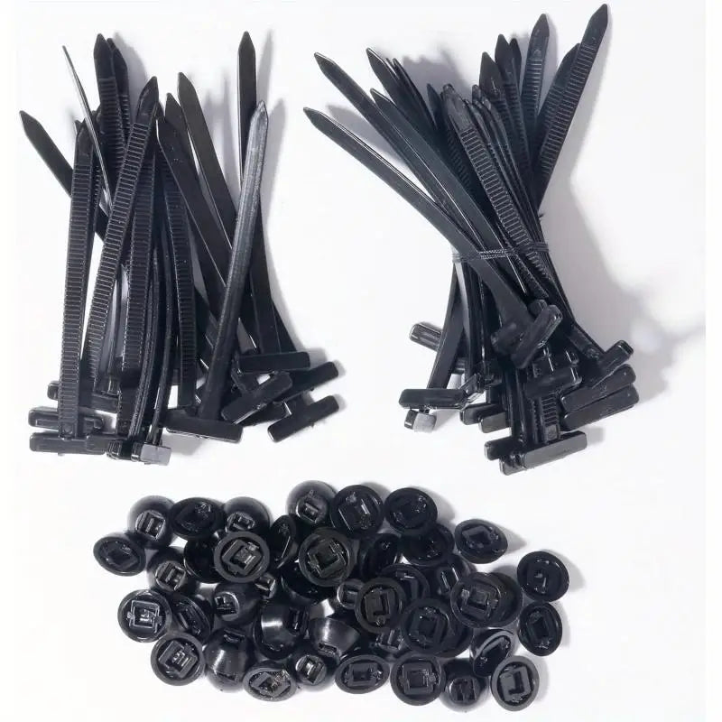 Self-Locking Nylon Cable Tie Buckles for Auto Panels