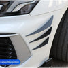 Universal Front Bumper Splitter Kit - 6-Piece Car Styling Fins