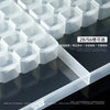 Clear 28-Slot Craft Organizer for Nail Art, Jewelry, and Small Supplies