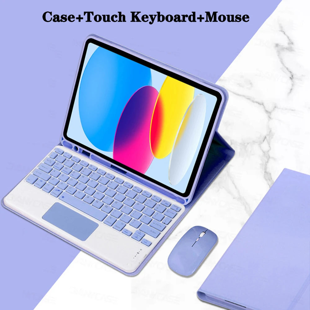 Detachable Keyboard Case for iPad 10th Gen and iPad 11th Gen (A16)