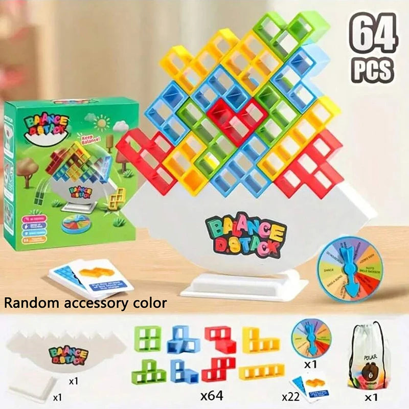 Balance Stacking Tower Game for Kids and Adults