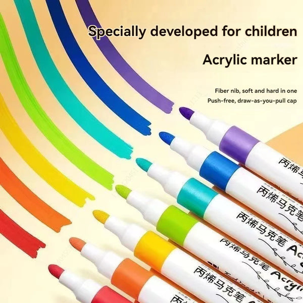 80-Color Acrylic Paint Marker Set
