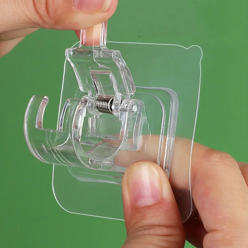 Self-Adhesive Adjustable Curtain Rod Brackets