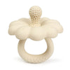 Flower-Shaped Silicone Baby Teether with Easy-Grasp Handle