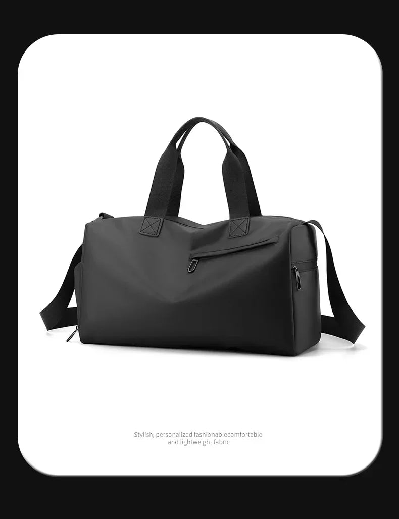 Versatile Travel Gym Bag with Wet/Dry Separation