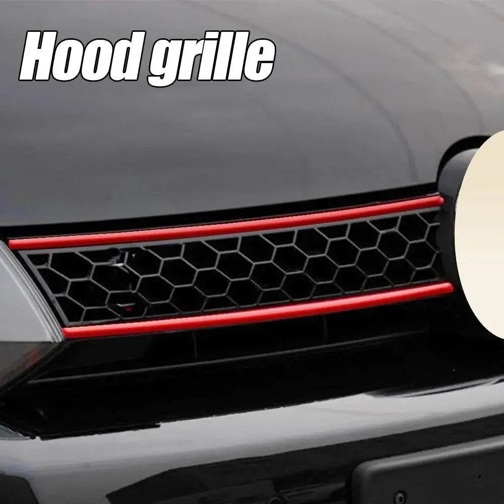 Reflective Car Sticker Strips – Red, Waterproof, Universal Fit