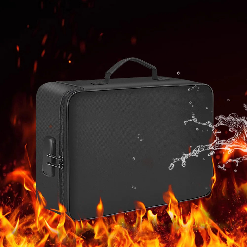 Fireproof Document Organizer with Combination Lock